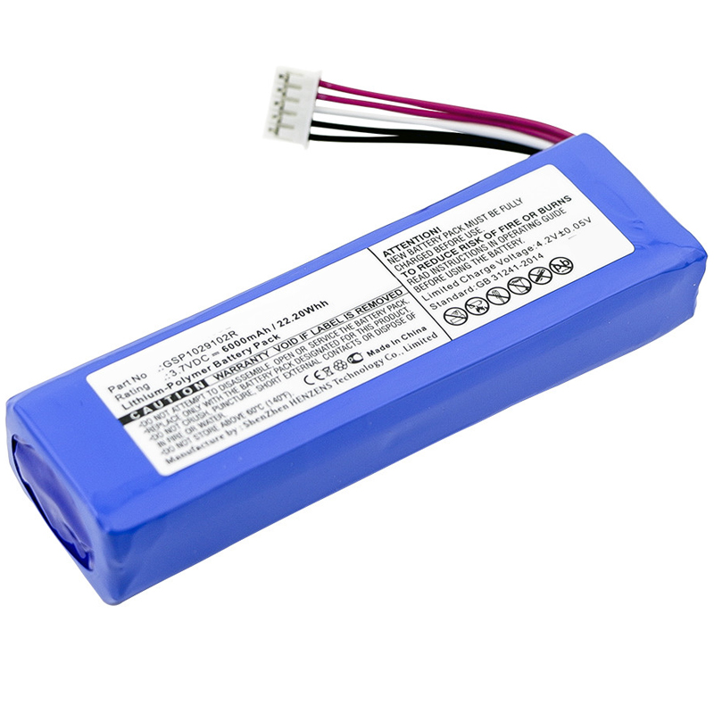 Compatible 機器バッテリー for JBL GSP1029102R JBL GSP1029102R と互換性のある 機器バッテリー