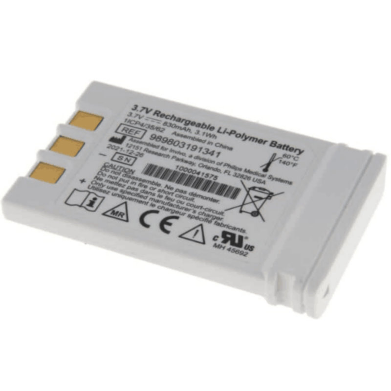 Invivo MR400 3rd Generation と互換性のある 機器バッテリー  