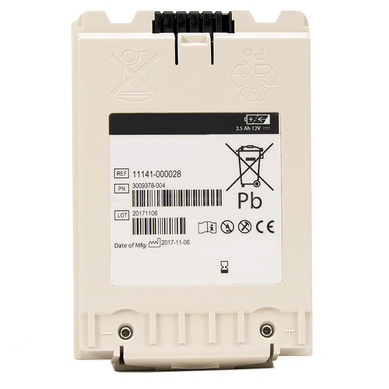 Physio-Control 11141-0003 と互換性のある 機器バッテリー  