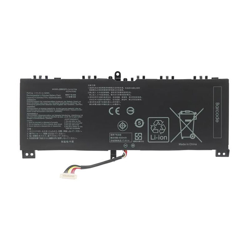 Compatible ノートパソコンのバッテリー for asus C41N1709 asus C41N1709 と互換性のある ノートパソコンのバッテリー