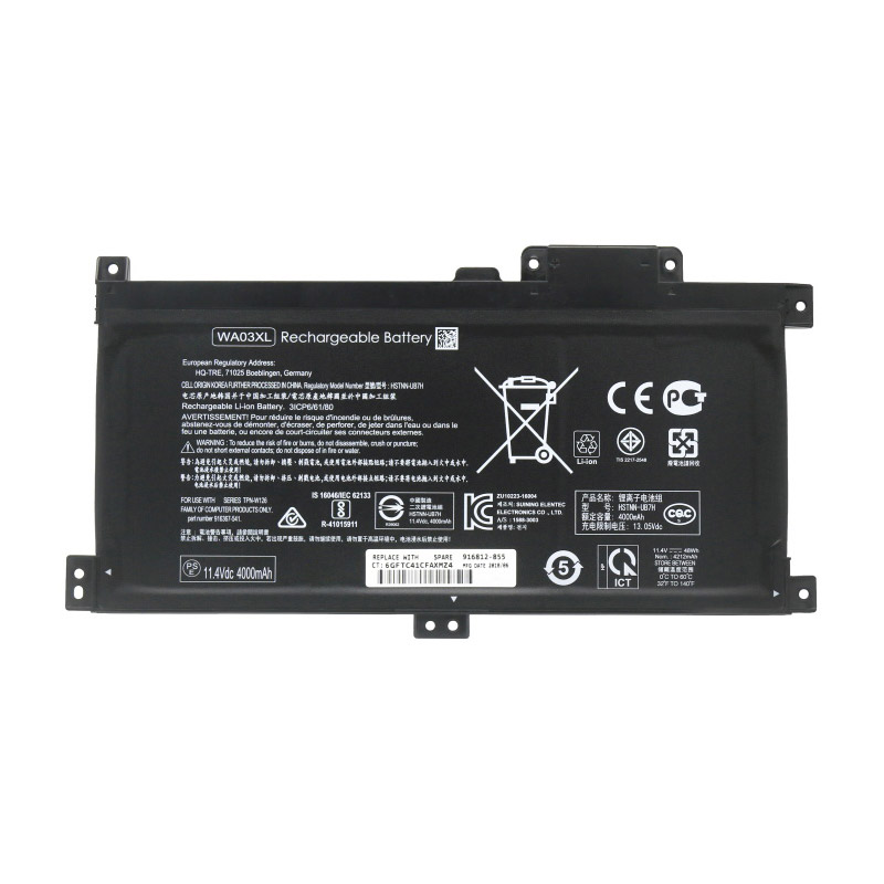 Compatible ノートパソコンのバッテリー for hp 916812-055 hp 916812-055 と互換性のある ノートパソコンのバッテリー