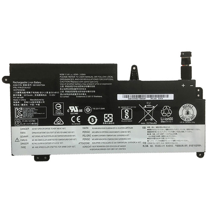 Compatible ノートパソコンのバッテリー for LENOVO Thinkpad New S2 2018(20L1A00DCD) LENOVO Thinkpad New S2 2018(20L1A00DCD) と互換性のある ノートパソコンのバッテリー