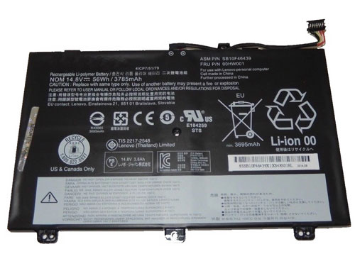 Compatible ノートパソコンのバッテリー for LENOVO 00HW001 LENOVO 00HW001 と互換性のある ノートパソコンのバッテリー